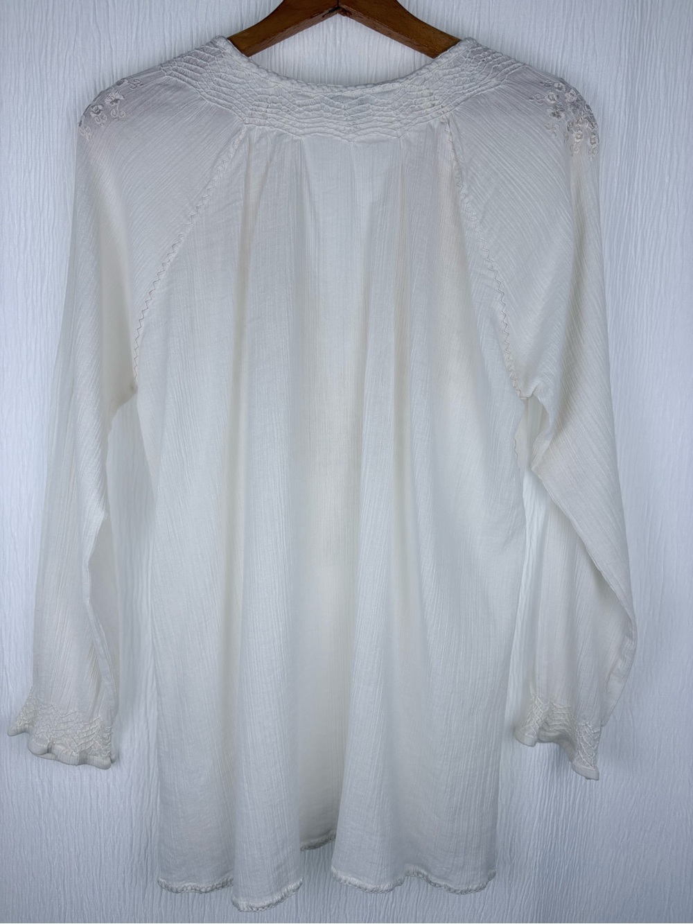 Joie Embroidered Cotton Blouse, Women’s size M/L - Picture 4 of 9